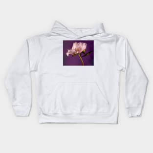 Purple Peony Kids Hoodie